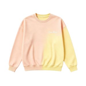 DioneMelon Peach Yellow Gradient Sweat Suit